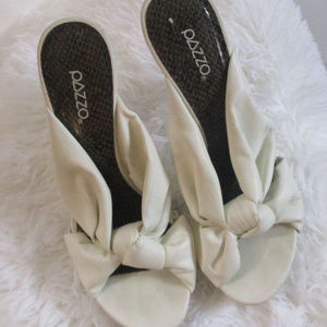 Pazzo White Platform Heel